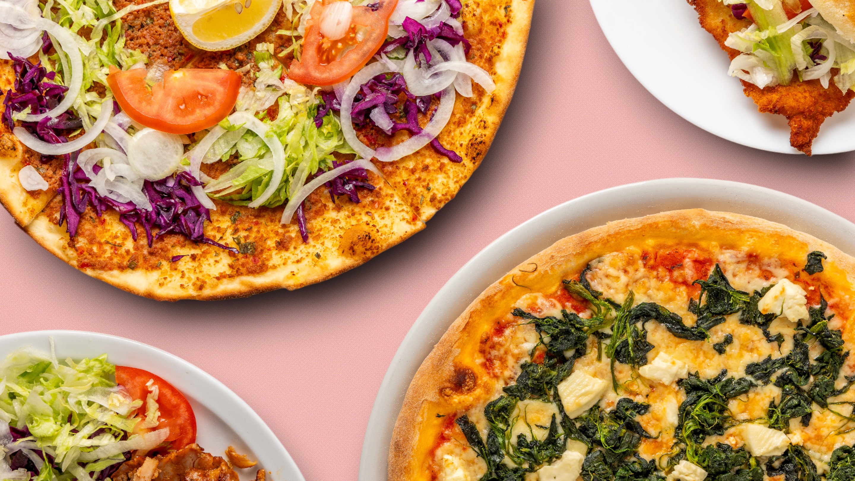 Hayat Wien – Lahmacun, Pizza und Schnitzel Auswahl